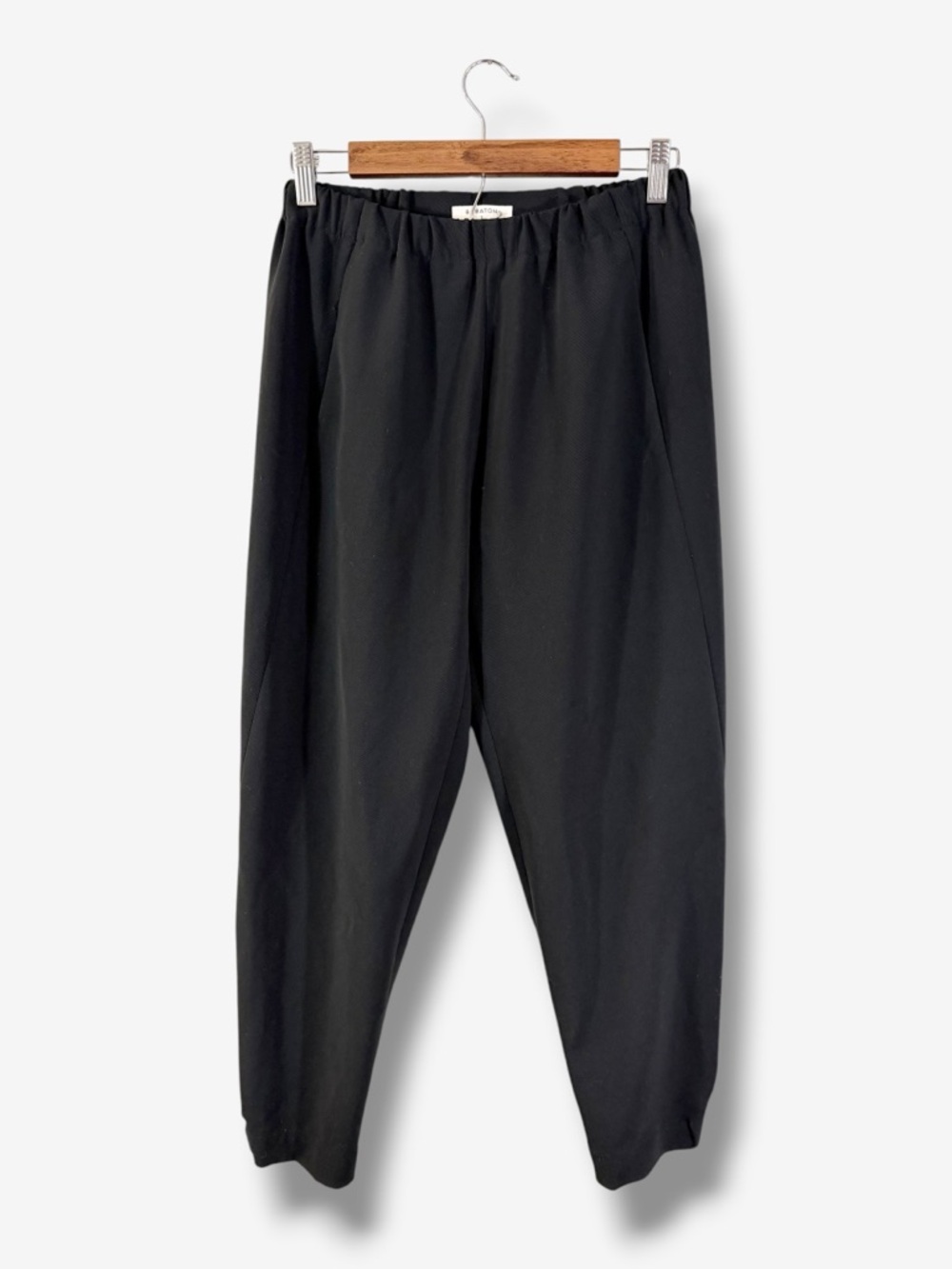 Aritzia Babaton Dexter Pant Size S Black Ankle Pull On Stretch Casual Minimalist